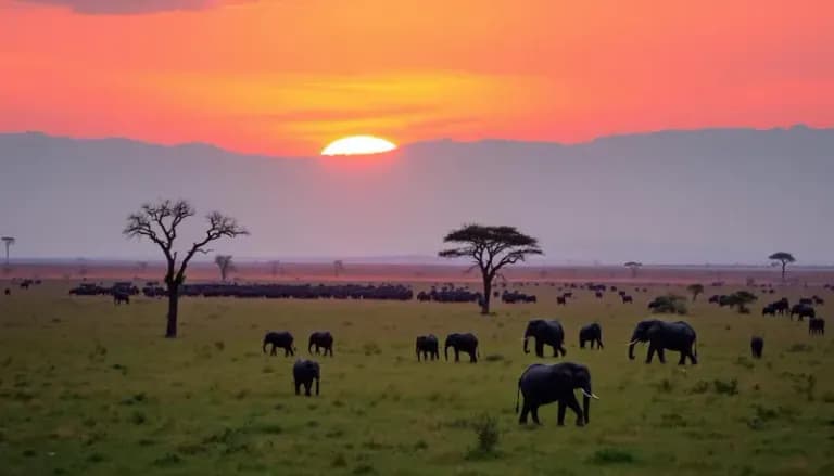  African elephant Loxodonta africana tusker Indian elephant Elephas maximus water buffalo water ox Asiatic buffalo Bubalus bubalis-0