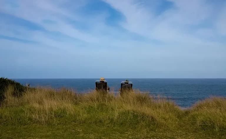  promontory headland head foreland beacon lighthouse beacon light pharos seashore coast seacoast sea-coast apiary bee house-0