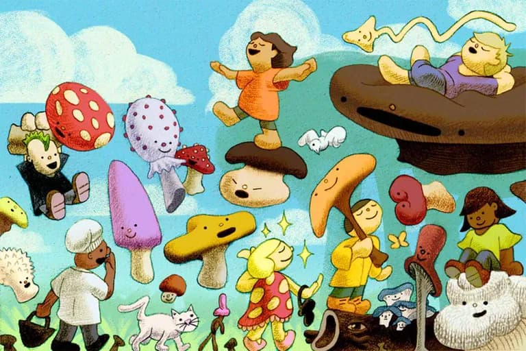  comic book toyshop mushroom agaric jigsaw puzzle-0
