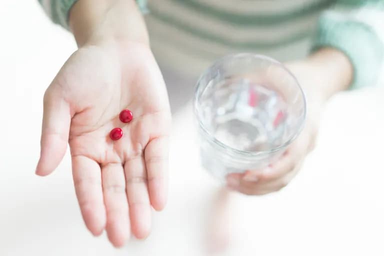  beaker measuring cup pomegranate pill bottle-0