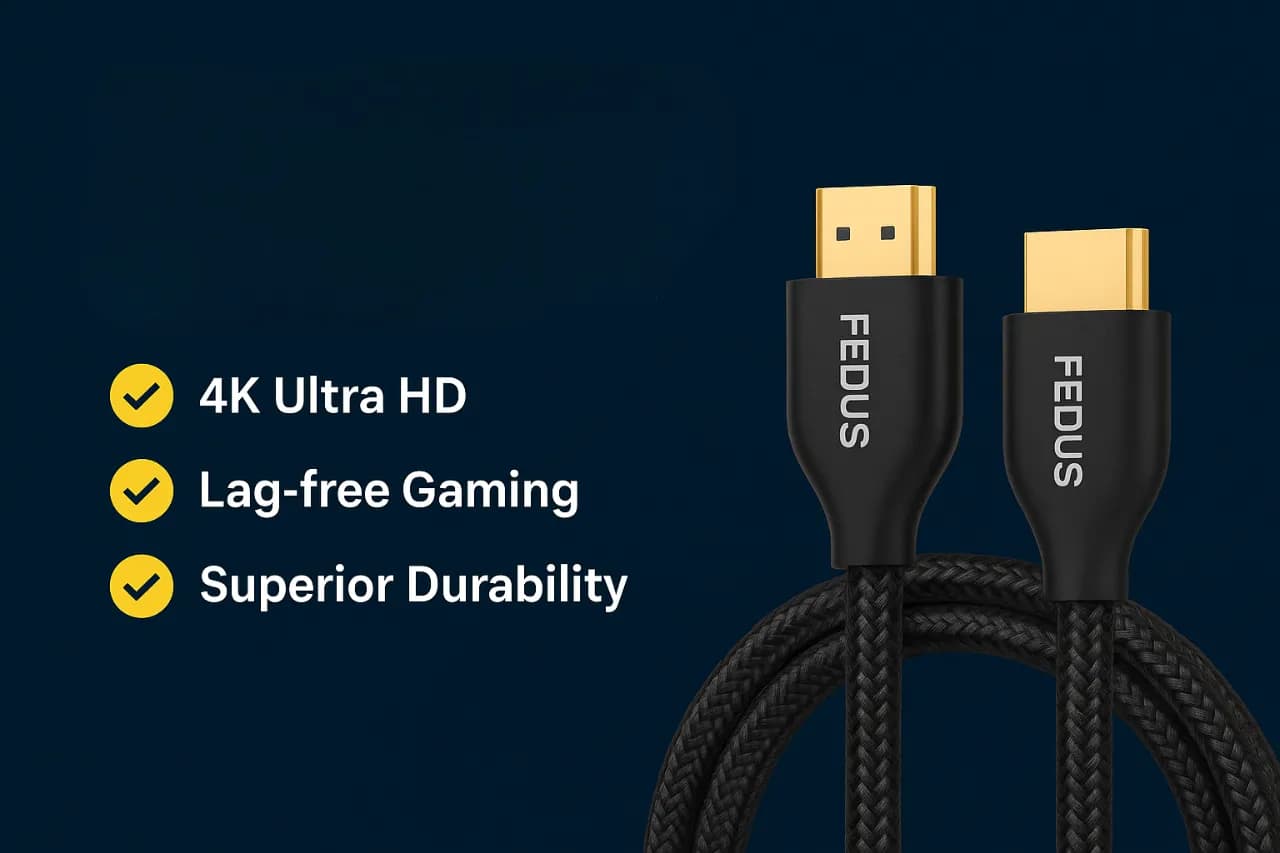 Why Fedus HDMI Cable is the No.1 Choice in India for 4K, Gaming & Home Entertainment-0